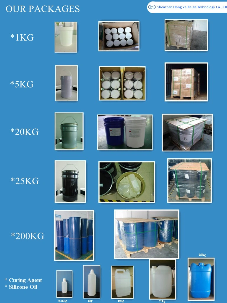 Platinum Cure Liquid Silicone Rubber for Various Molds Making