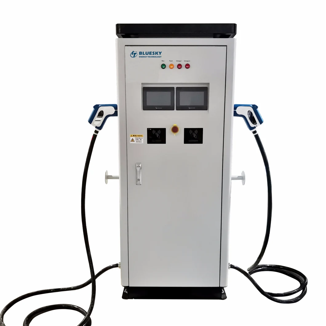 CCS Type 2/Type 1 EV Charger 50kw DC Fast Charger Single Gun for Electric Vehicle