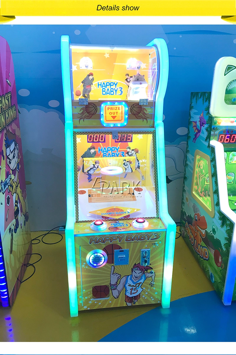 Kids Basketball Machine Coin-Operated Children's Sports Basketball Game Machine