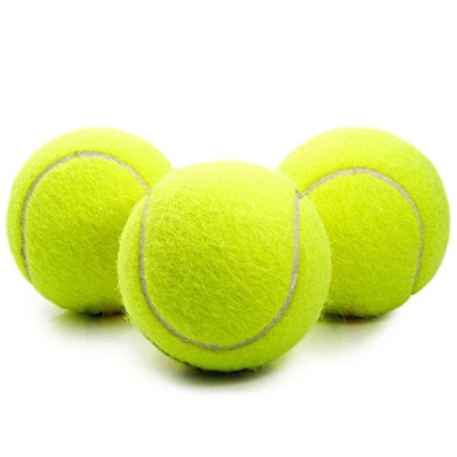 Dog Tennis Ball 2.5 Inch Durable Plush Green Ball Toy for Dog Pet and Puppy Training Excising