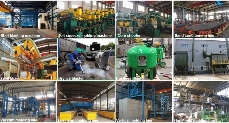 PLC Control Steel Pipe Shot Blasting Machine, Shot Blasting Machine for Pipe Surface Clean