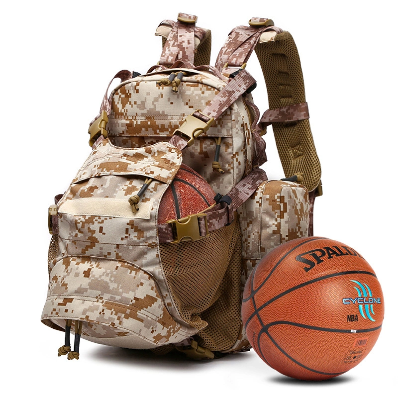 Outdoor Camouflage Football Equipment Backpack Multi-Functional Tennis Helmet Basketball Bag