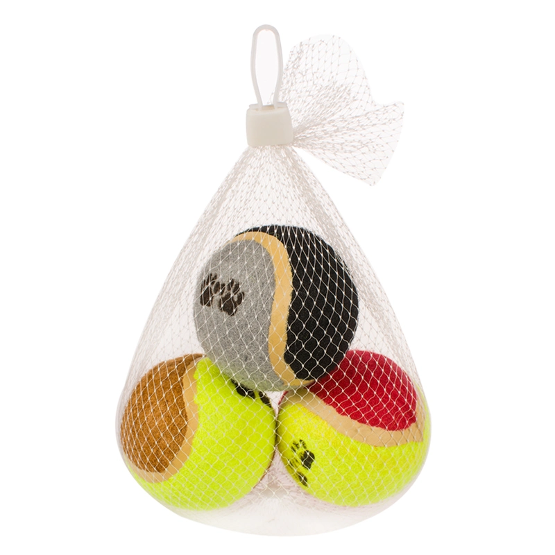 Pet Chew Cotton Rope Tennis Ball Cleaning Teeth Training Toys