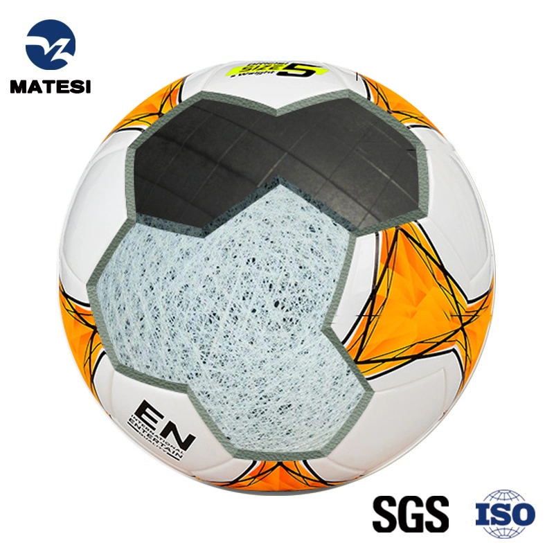 Colorful Synthetic Leather Official Manufacturer Training Use Customized Rubber Soccer Ball Football