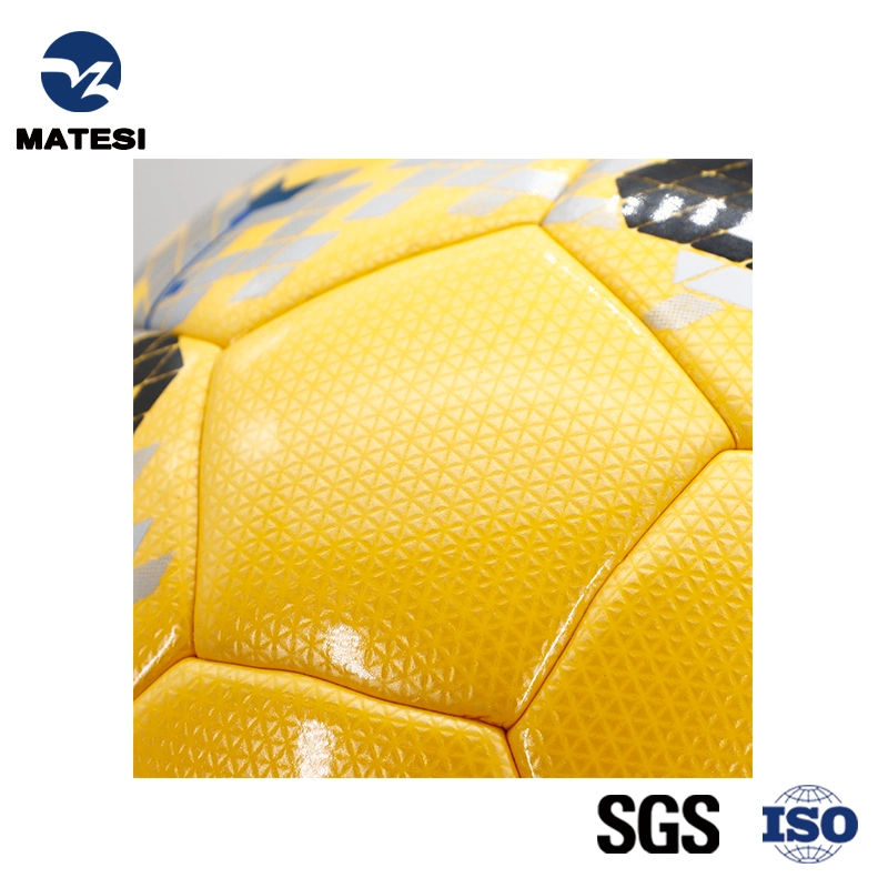 PU Leather Official Manufacturer Training Use Customized Pebble Surface Rubber Soccer Ball Football