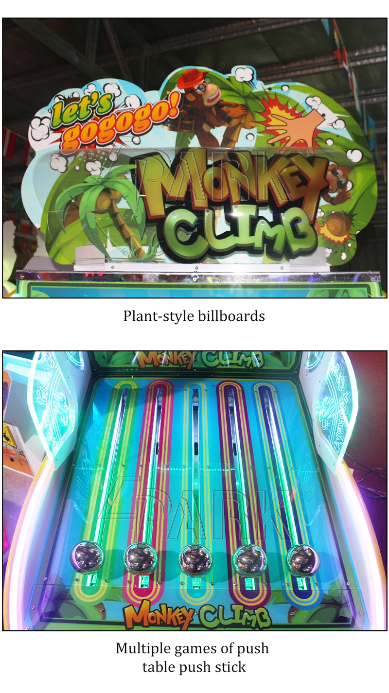 Most Popular Amusement Park Coin Operated Game Machine The Monkey Climbing Trees