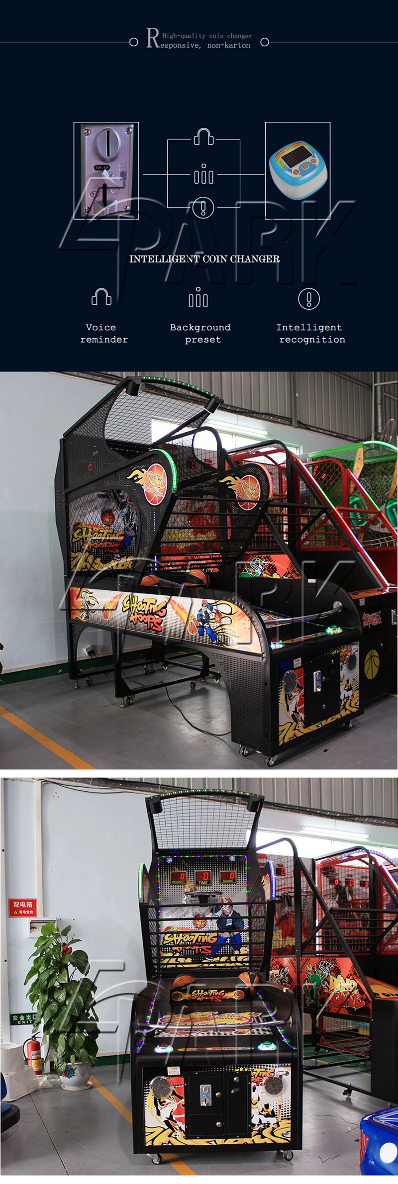 Arcade Amusement Machine Basketball Shooting Ball Game Machine