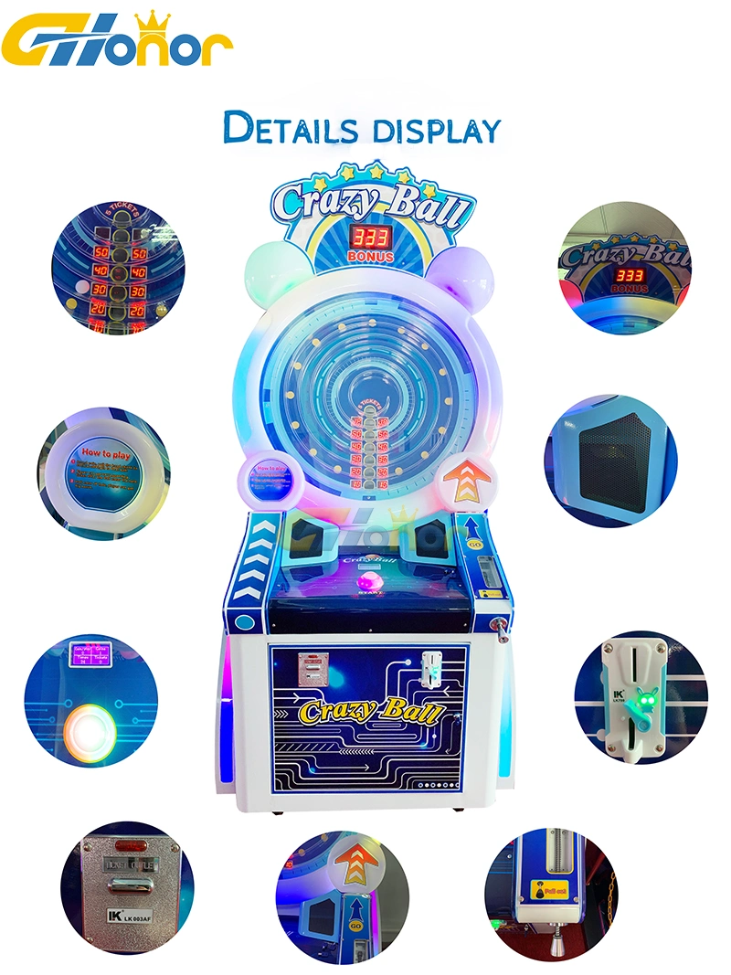 Best Price Arcade Redemption Game Machine Coin Operated Lottery Ticket Game Arcade Shooting Ball Game Arcade Ball Shooting Game Machine for Game Center