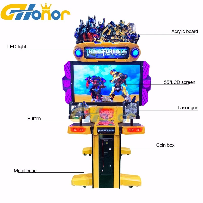 High Quality Arcade Simulator Shooting Game Coin Operated Gun Shooting Game Machine Arcade Shooting Game Laser Gun Shooting Game Machine for Amusement Park