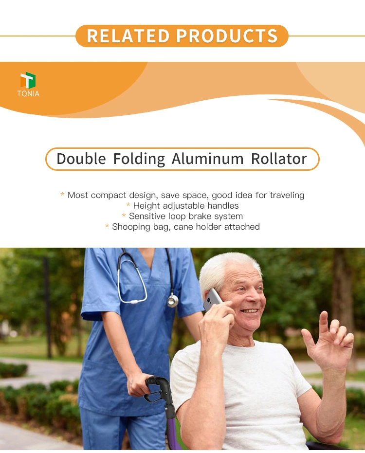 Rehabilitation Equipment Aluminum Walking Aids for Elderly and Disable