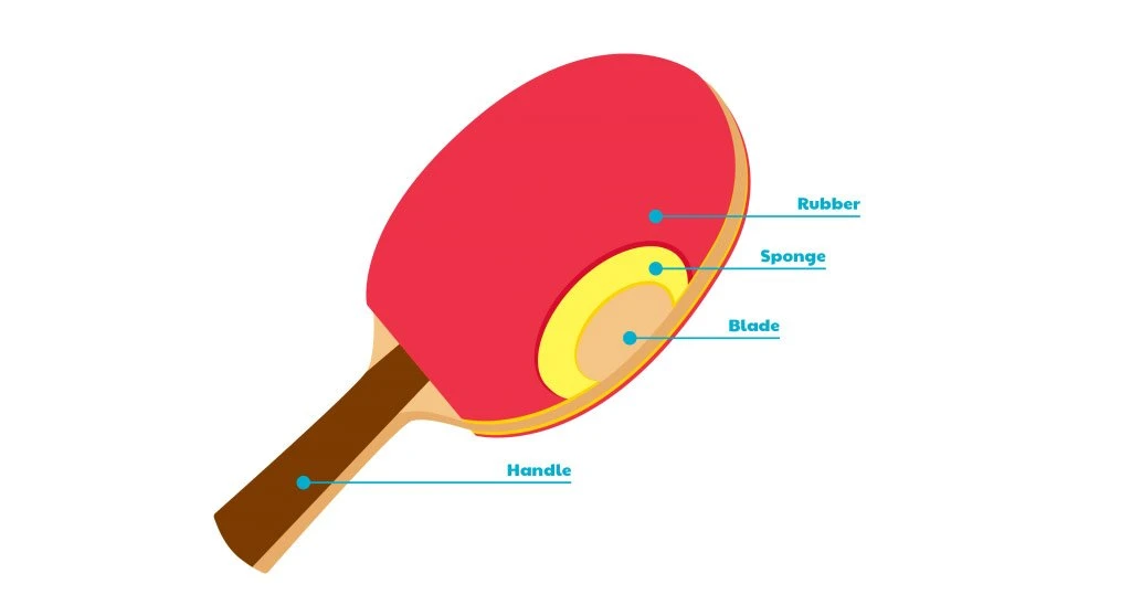 Table Tennis Bats Set 4 Bats 6 Balls with Net