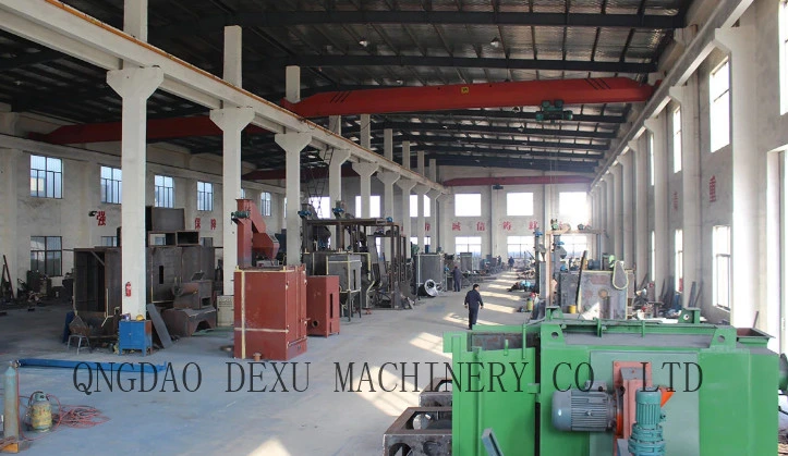 PLC Control Steel Pipe Shot Blasting Machine, Shot Blasting Machine for Pipe Surface Clean