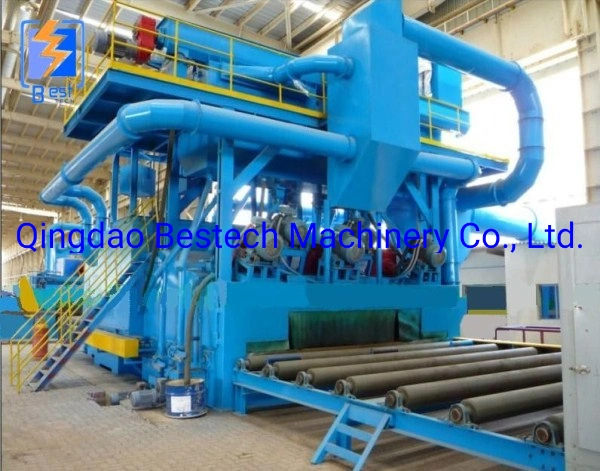 Q69 Steel Plate Shot Blasting Machine, Roller Pass Through Shot Blasting Machine Price