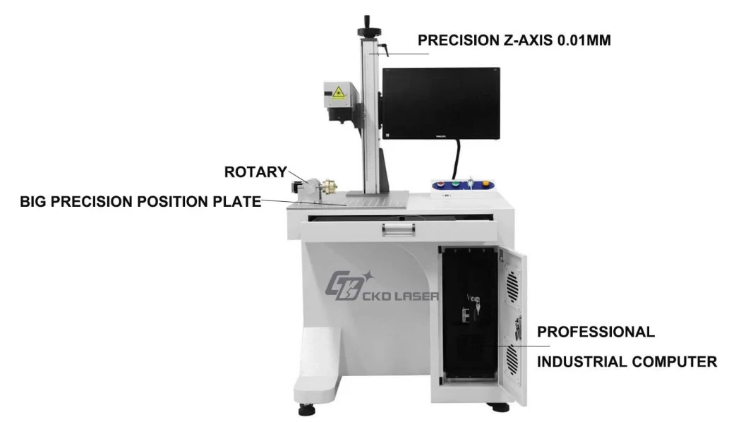 Fiber Laser Marking Machine Trophy Engraving Machine for Job/Work Shop
