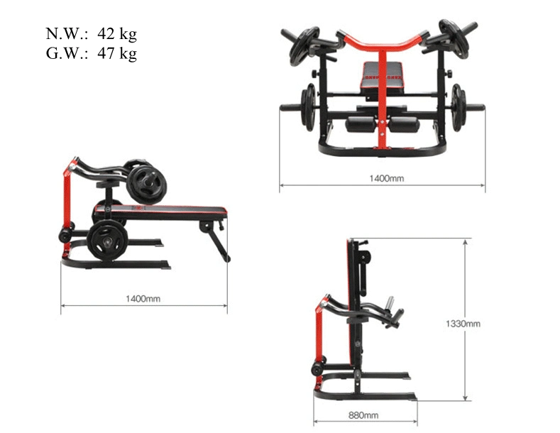 Factory Price Top Quality Strength Training Bench Press Indoor Bodybuild Equipment Fitness Bench Weight Bench