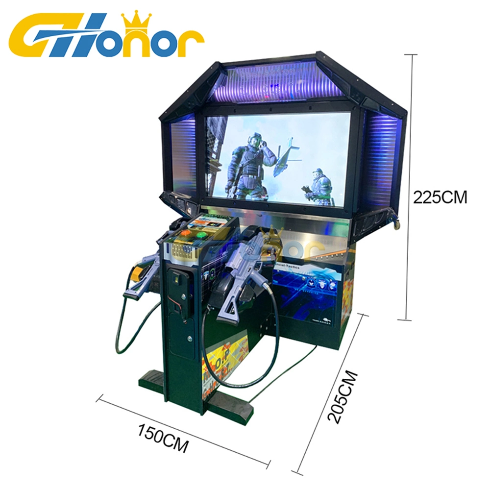 Amusement Park Simulator Shooting Gun Game Console 55 Inch Coin Operated Laser Gun Shooting Game Arcade Gun Shooting Video Game Arcade Machine