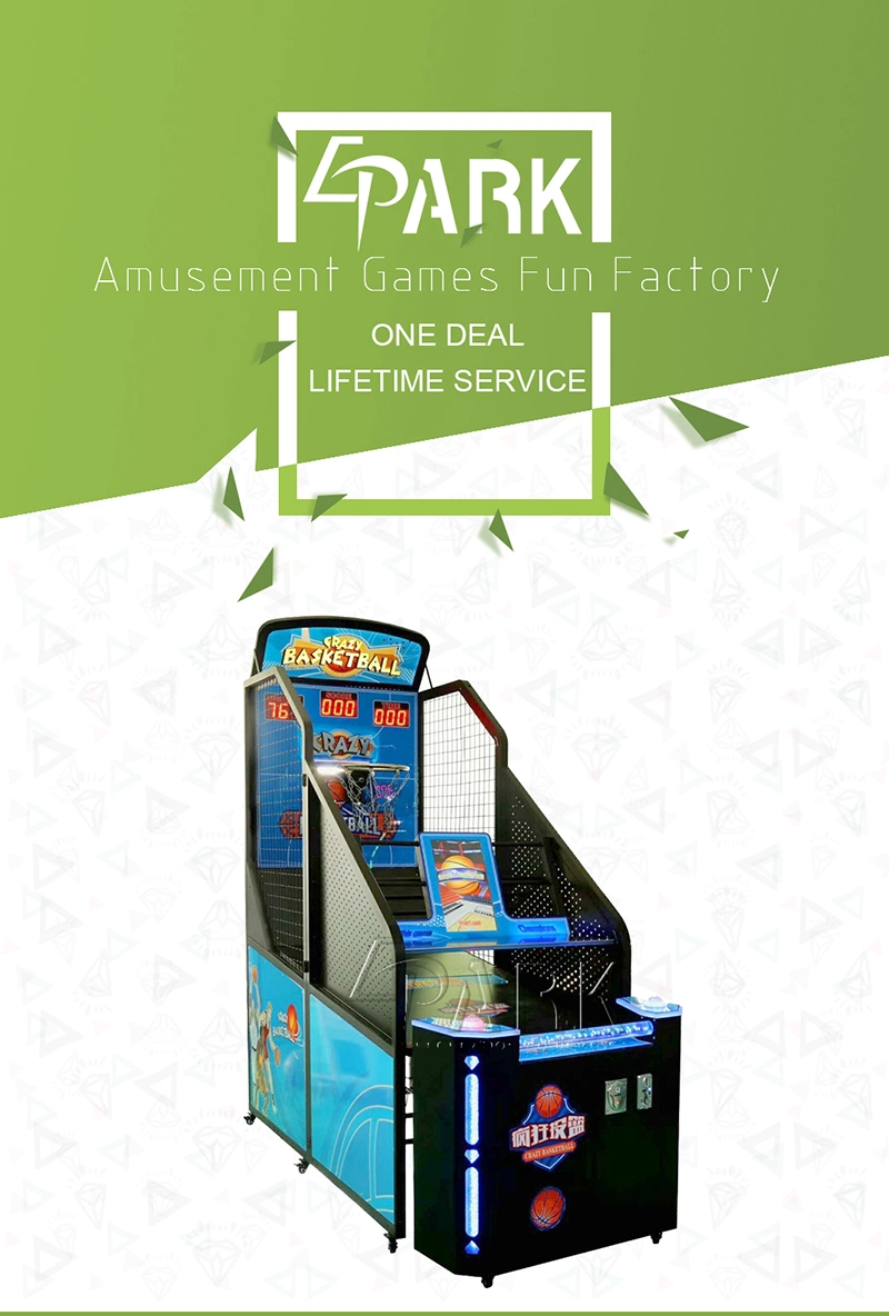 Crazy Basketball Coin Operated Game Machine Best Indoor Arcade Basketball Machine for Children