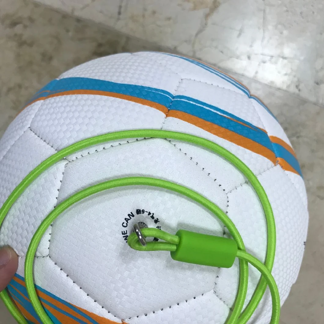 School Football Bounce Ball Training Artifact Adults and Children with a Rope Football Ball Control Device