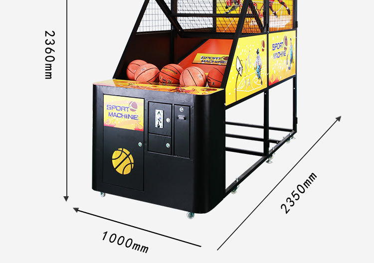 New Arrival Coin Operated Arcade Electric Shooting Basketball Game Machine