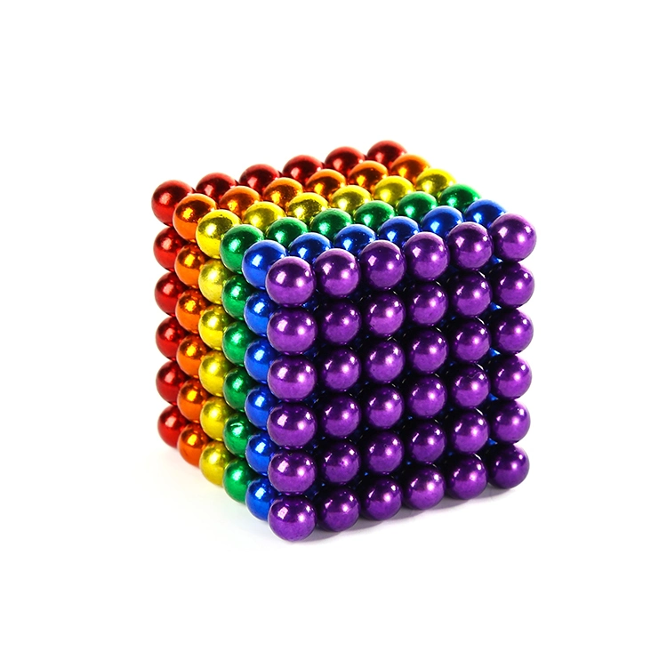 Magnetics Neodymium Various Colors Sphere Ball Magnetic Cube Magnet for Playing