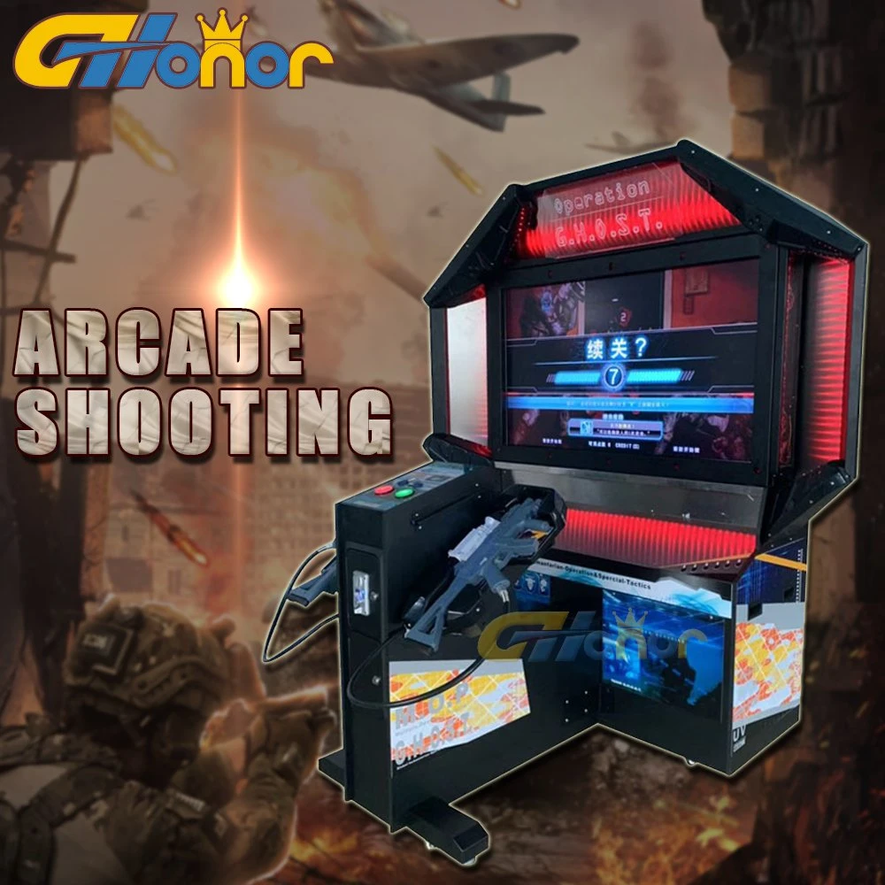 Amusement Park Simulator Shooting Gun Game Console 55 Inch Coin Operated Laser Gun Shooting Game Arcade Gun Shooting Video Game Arcade Machine
