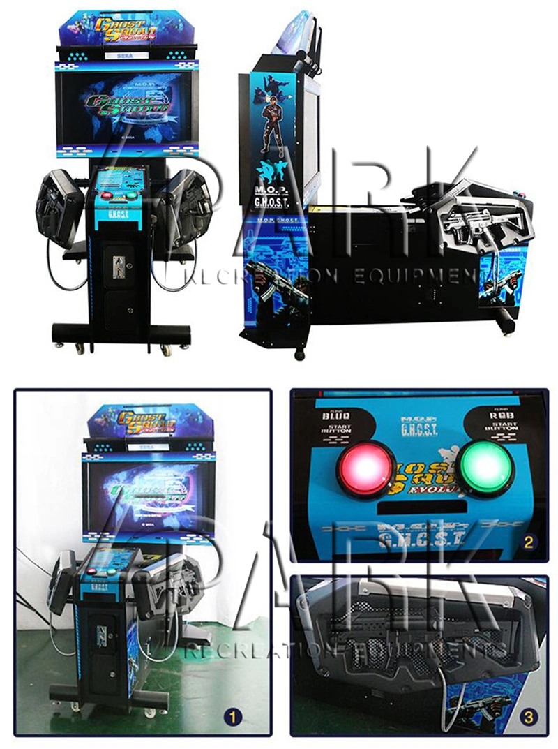 Ghost Squad Evolution Shooting Arcade Game Machine Laser Shooting Gun Reality Feeling Game Machine