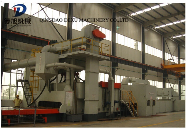 Q6926type Pass Through Steel Pipe Shot Blasting Machine Steel Tube Shot Blasting Machine