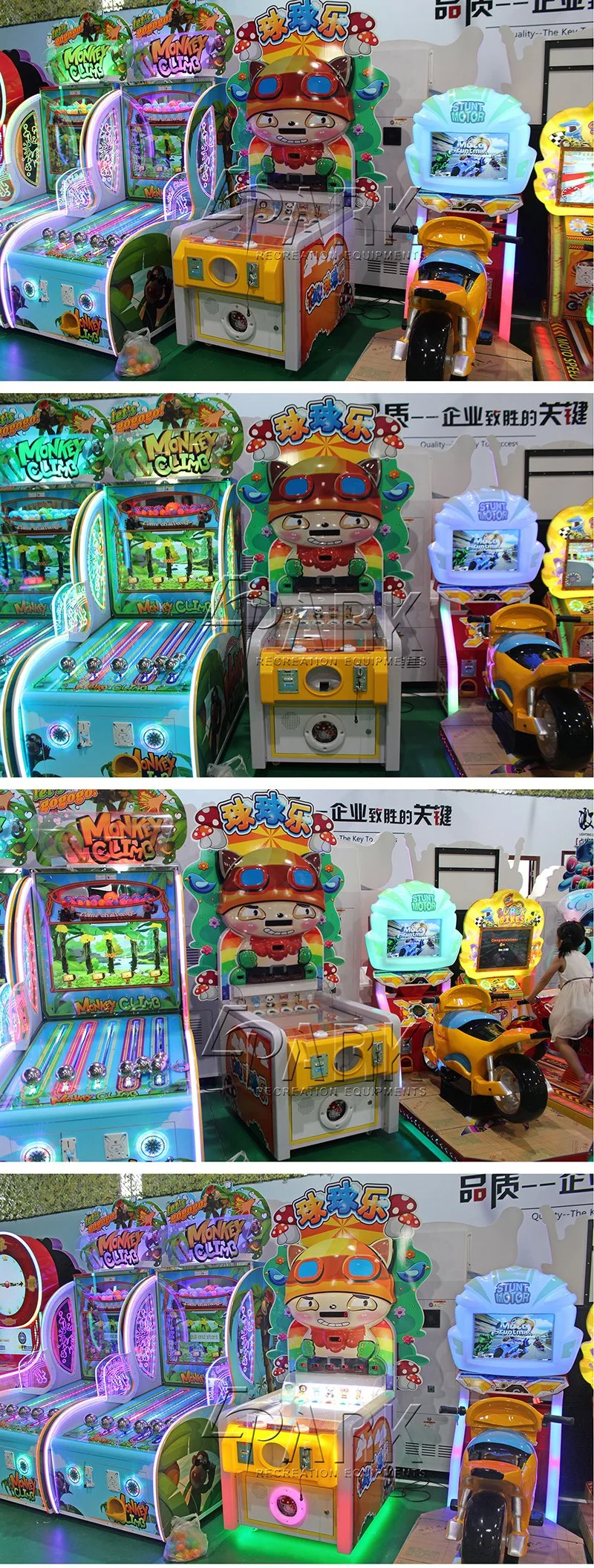 Coin-Operated Free-Ball Style Shooting Game Machine Named Ball Ball Happen