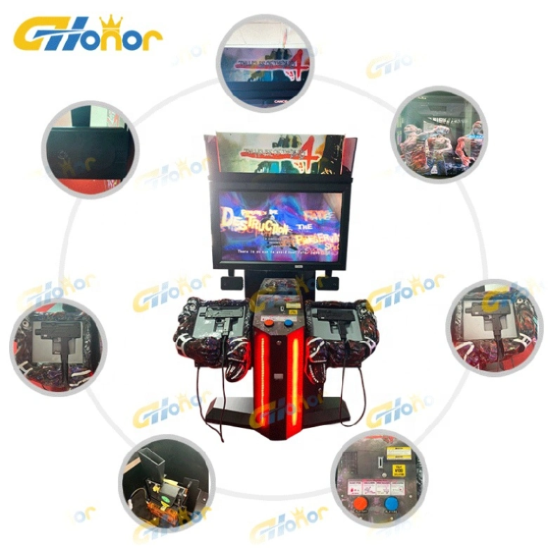 New Style Electronic Coin Operated Simulator Laser Gun Shooting Target Game Arcade Shooting Gun Game Machine Arcade Gun Shooting Video Game Arcade Machine