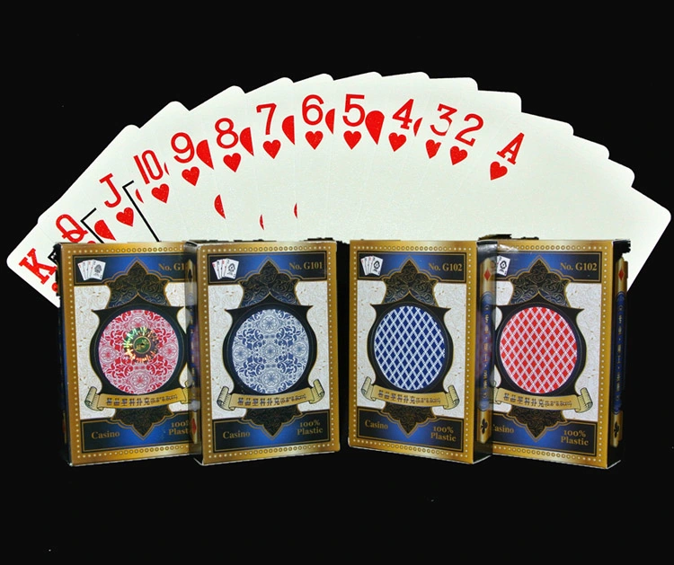 Casino Quality 100% PVC Playing Cards/Plastic Poker Playing Cards