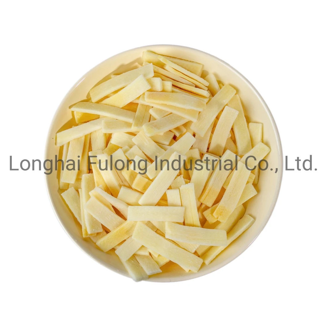 New Crop IQF Frozen Bamboo Shoot Strips Frozen Bamboo Shoot Sliced ISO/HACCP/Brc/Kosher/Halal