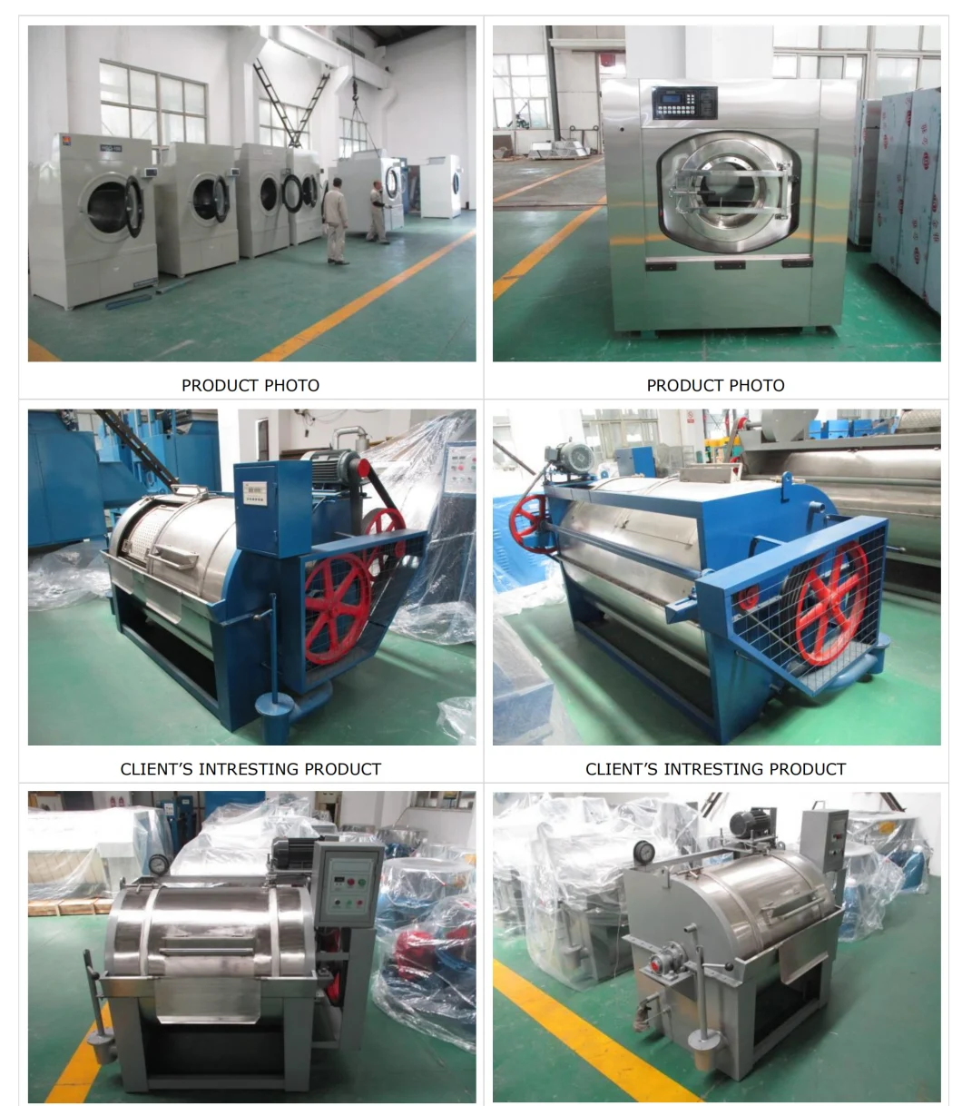 Automatic Hospital Serving Garments Laundry Washing Machine 30kgs