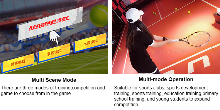 High Profit 9d Vr Virtual Reality Games Simulator Indoor Training Tennis Gaming Machine