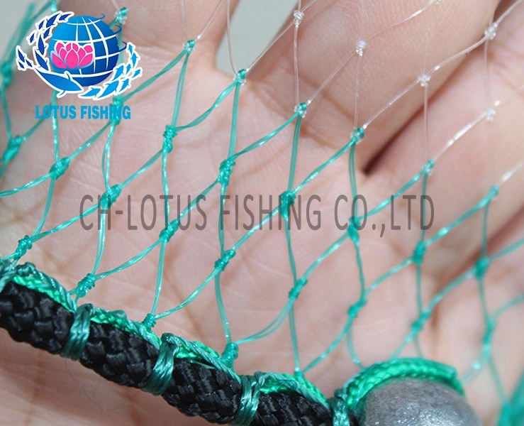 Mesh American Style Drawstring Throwing Cast Net Lead Bob Hand Throw Net Casting Fishing Net