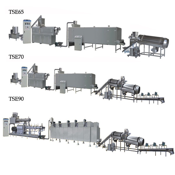 Industrial Puffed Feed Extruder Fish Feed Bulking Machine Pellet Feed Production Line