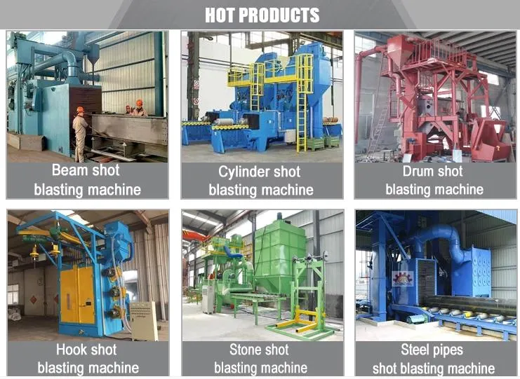 Q6926type Pass Through Steel Pipe Shot Blasting Machine Steel Tube Shot Blasting Machine