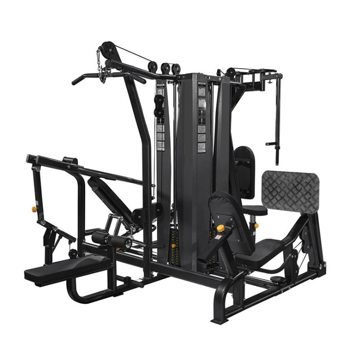 Home Luxury Four-Station Comprehensive Training Device Combination Trainer Multi-Function Strength Equipment Gym