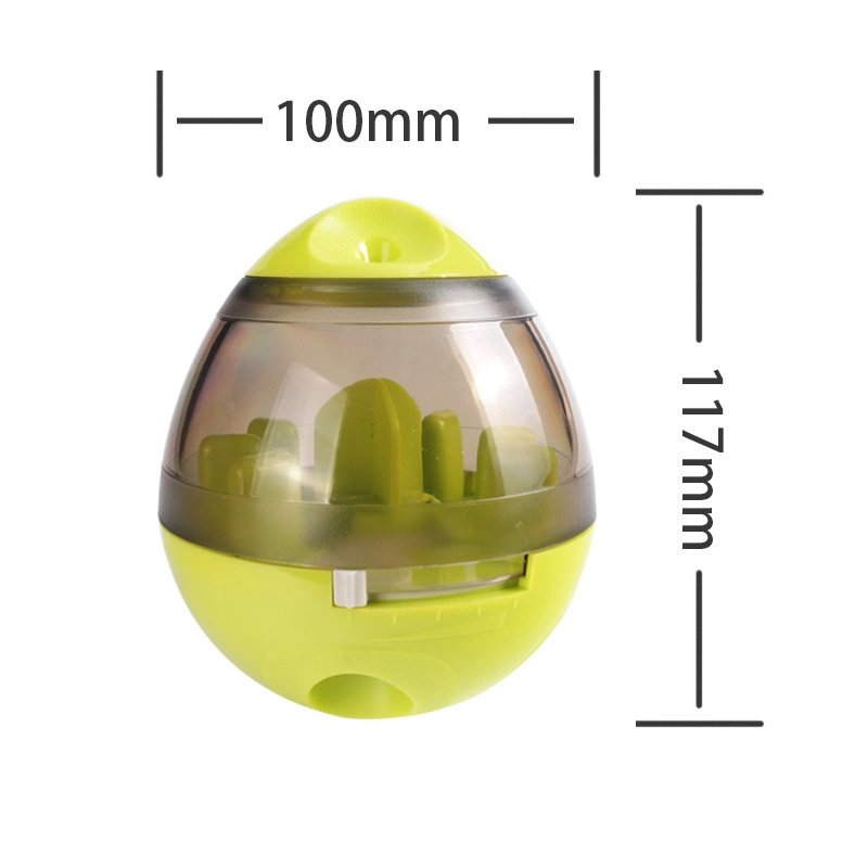 Fun Colorful Pet Tumbler Misses Ball Puzzle Toy to Kill Time Dog Slow Feeder