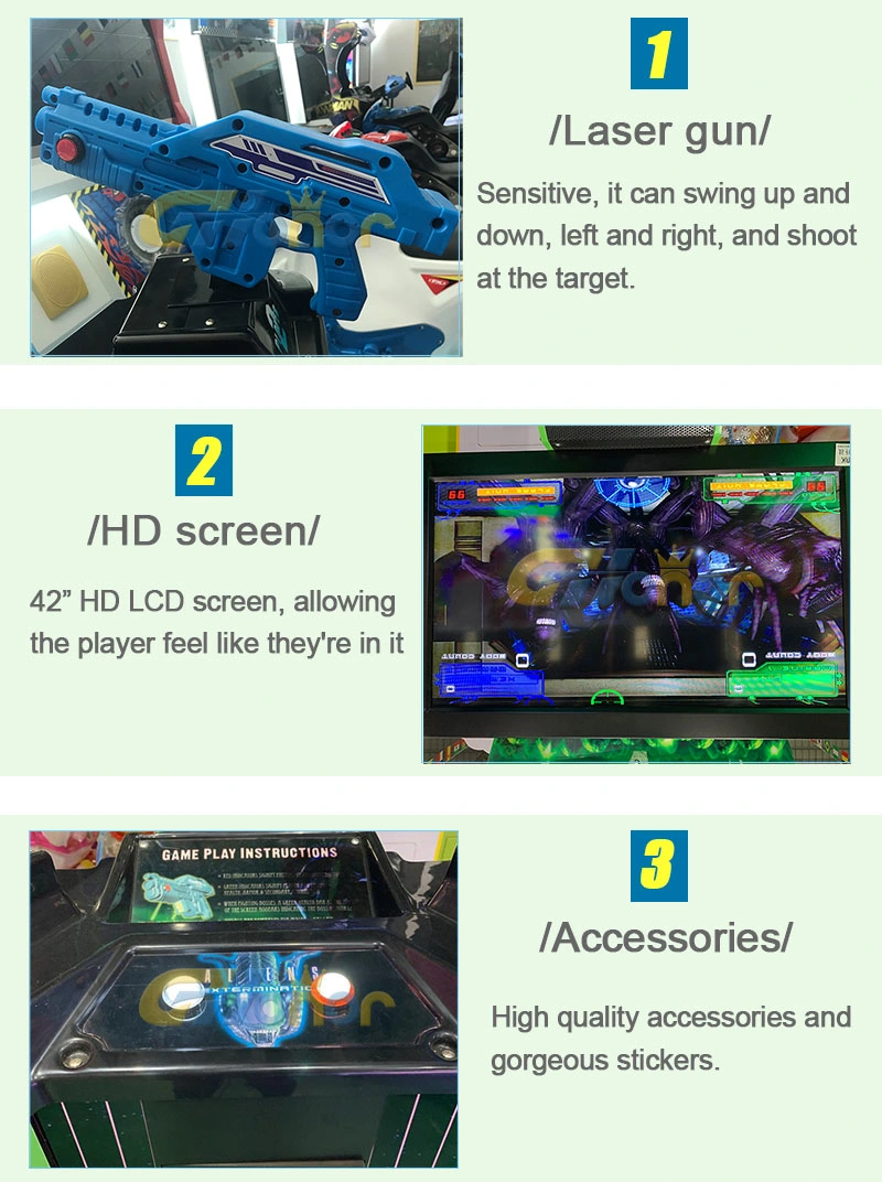 Best Quality Arcade Simulator Gun Shooting Game Coin Operated Laser Shooting Gun Game Shooting Game Machine Arcade Simulator Shooting Game Machine