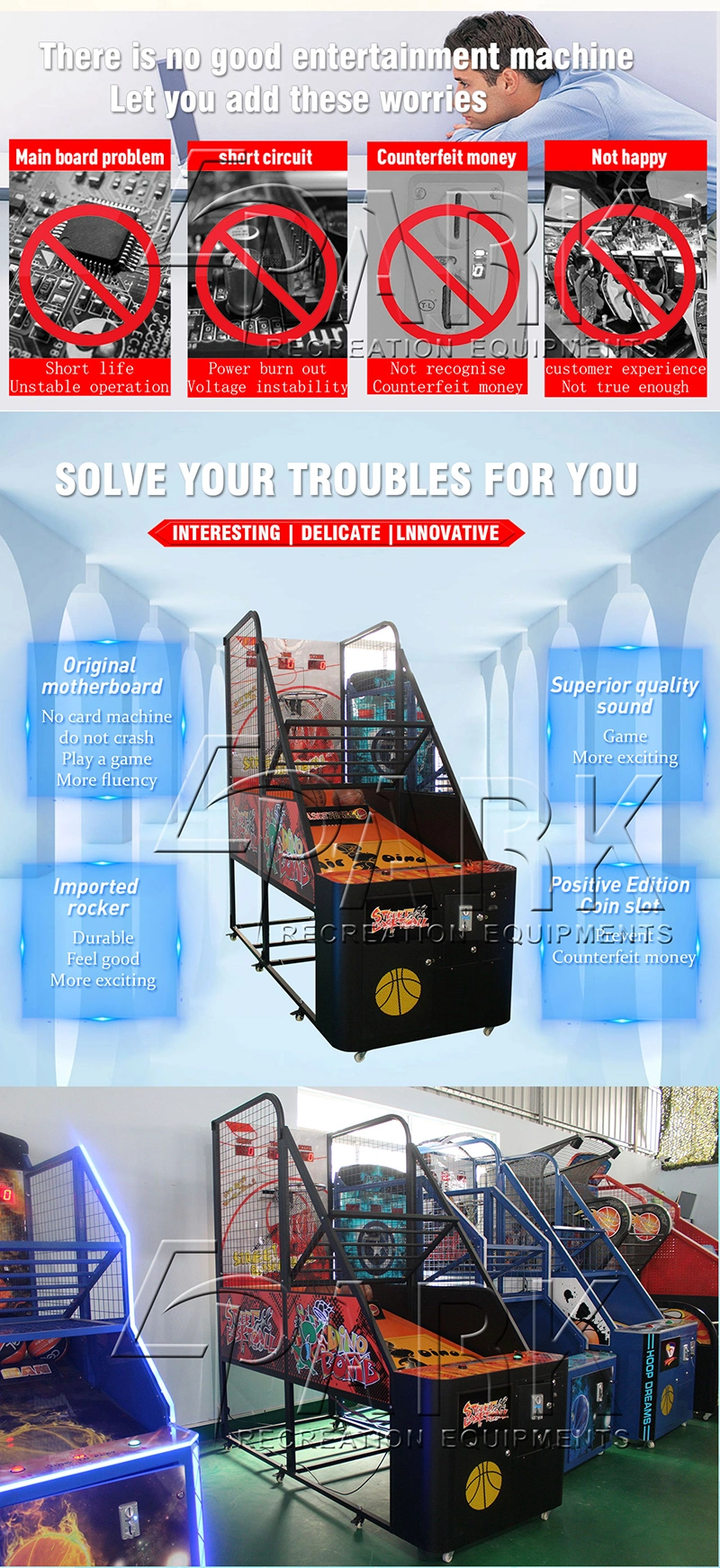 Hot Selling Electric Basketball Shooting Arcade Machine Games