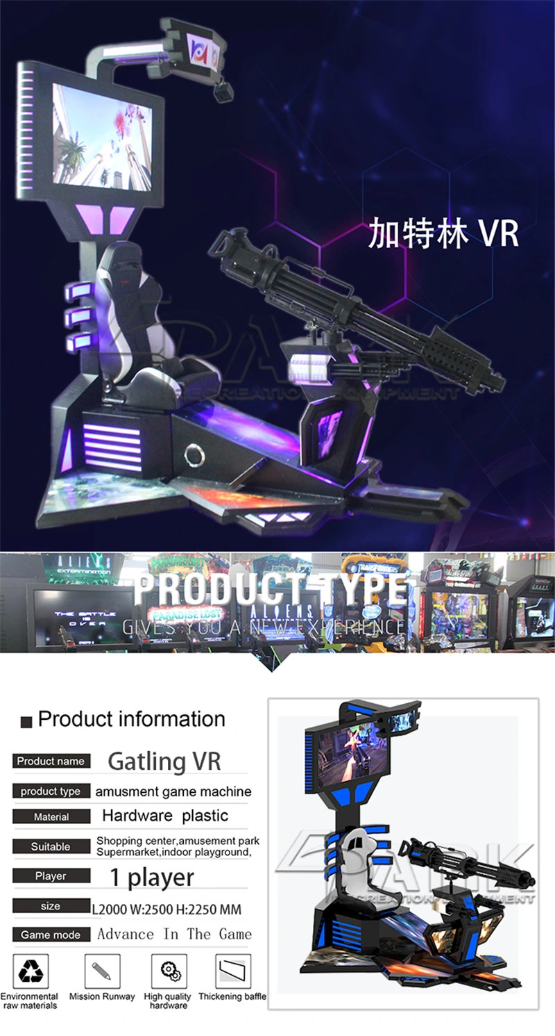 Epark Vr Shooting Arcade Gun Game Machine Virtually Reality Shooting Target Game Machine