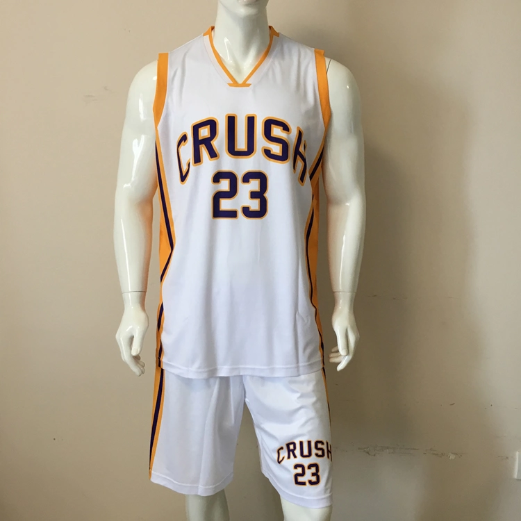 Custom Sublimation School Team Basketball Uniform Home and Away Basketball Uniform