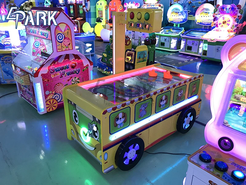 Coin-Operated Amusement Air Hockey Table Tennis Game Machine with Taxi Appearance