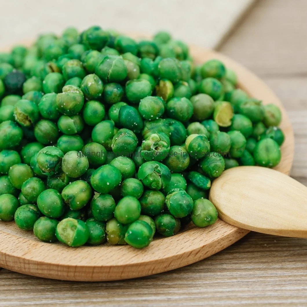 Crispy Roasted Green Pea Snacks