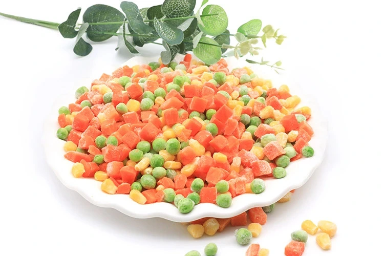 Sinocharm Brc a Approved Mixed Veggies Green Pea Corn Kernels Recipe Frozen Mixed Vegetables