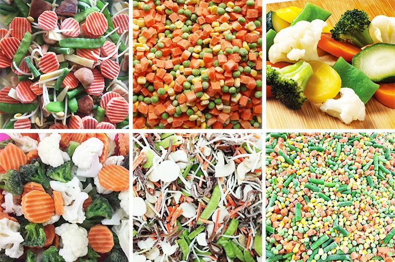Frozen Mixed Vegetable with Carrot, Corn, Green Beans, Peas, Potato, Broccoli, Pepper for Sale
