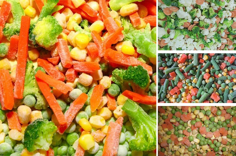 IQF Frozen Mixed Vegetables Green Peas Green Beans Sweet Corn Carrot