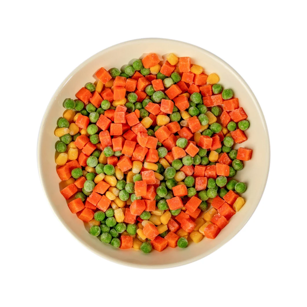 IQF Frozen Vegetables Diced Carrot, Green Peas, Sweet Corn Mixed