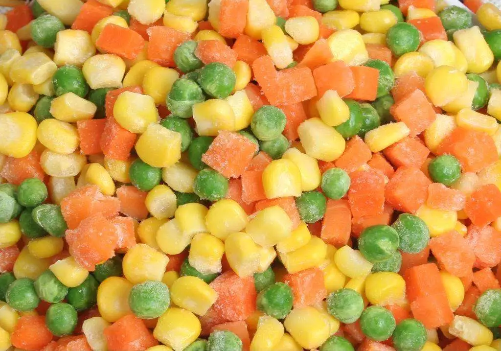 Frozen IQF Mixed Vegetable Green Peas, Sweet Corn, Carrot