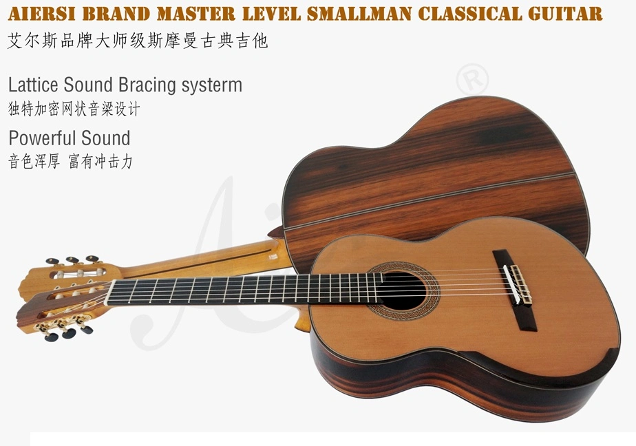Master Level Handmade Smallman Nylon String Classical Guitar